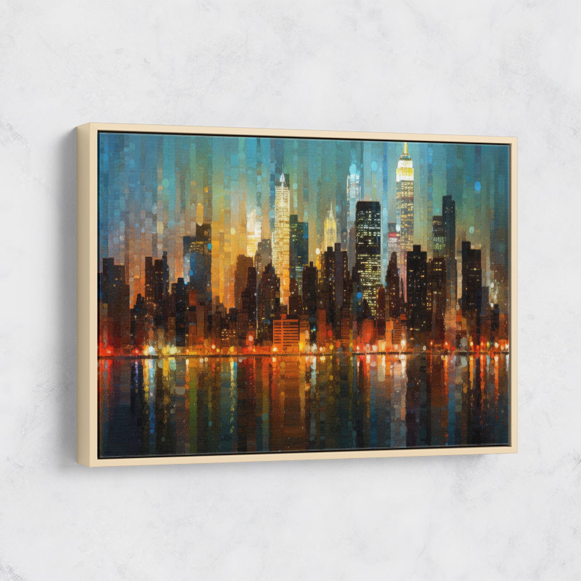 Snapshot of Abstract Skyline Wall Art For Sale